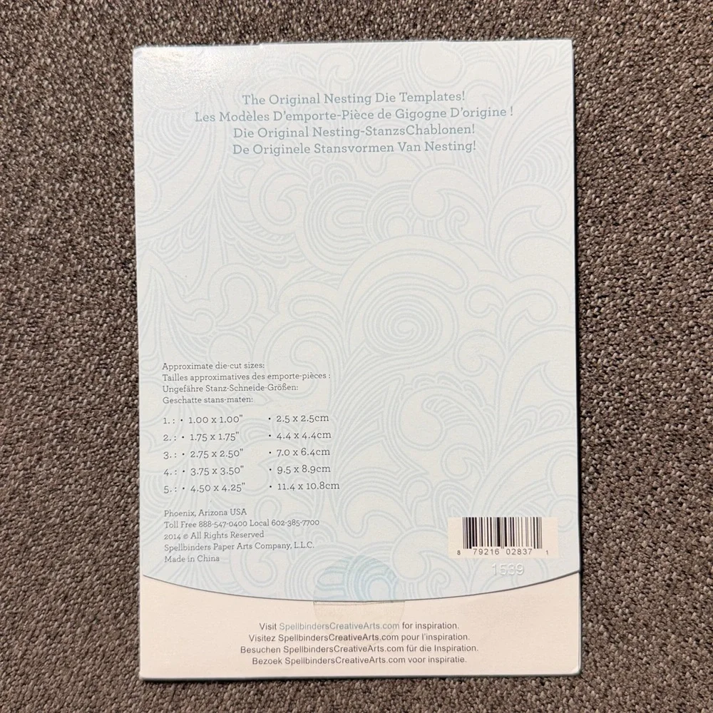 Spellbinders Nestabilities Fancy Diamond dies S4-526 NWT